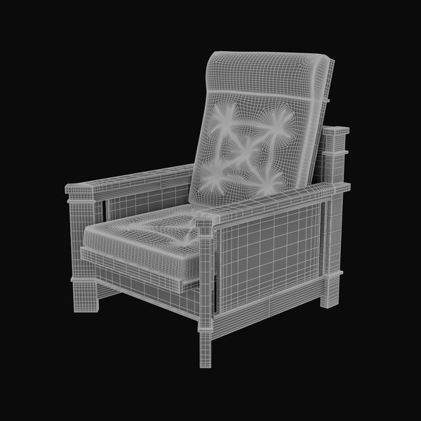 frank lloyd dana obj - Dana Thomas Recliner... by Lajhar 